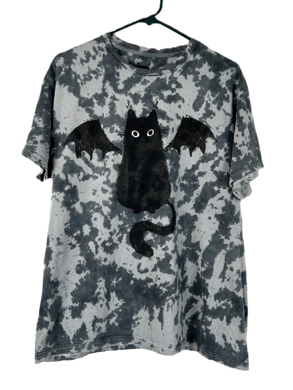Stephanie Bayles T Shirt Cat Bat Halloween Goth L